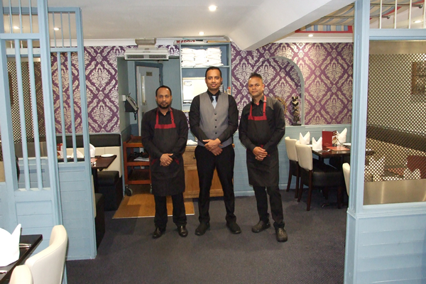 Image of staff at restaurant